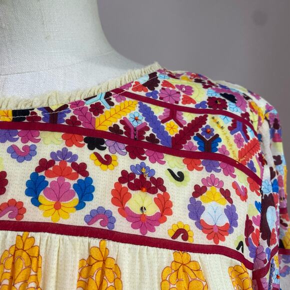 Anthropologie Tanvi Kedia Caltha Swing Dress Size M - Picture 12 of 16